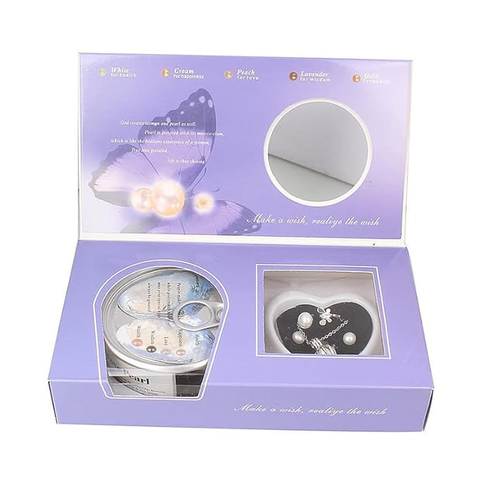 Lucky Wish Pearl set for Women, Evil eye protected  – Harvest Your Own Pearl | Memorable Gift for Special Occasions | Unique Gift for Loved Ones